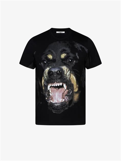 givenchy tee dog|givenchy dog print shirts.